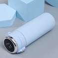 thumbnail image 3 of Billuyoard Botella de agua inteligente 420ml 304 Taza de vacío de acero inoxidable Pantalla digital Tapa de rebote Taza de bebida portátil Mostrada azul Billuyoard HA008420-03B, 3 of 6