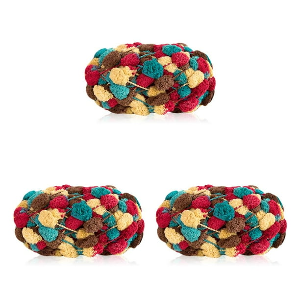 Yuarrent Bufanda de hilo de 1 hebra, hilo de tejer a mano, bolsa de hilo antibolitas, suministros de costura, accesorios de ganchillo D12 Type1 NO1