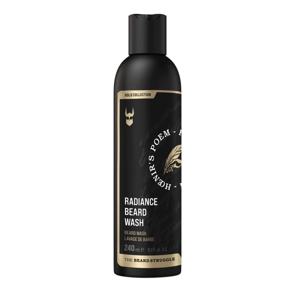 Jabón para barba The Beard Struggle Radiance Deep Clean, hidratado, 240 ml
