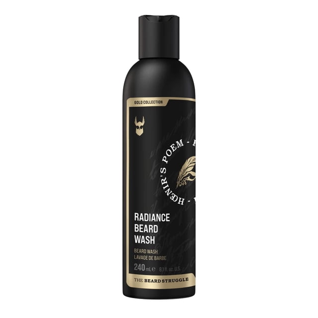 Jabón para barba The Beard Struggle Radiance Deep Clean, hidratado, 240 ml