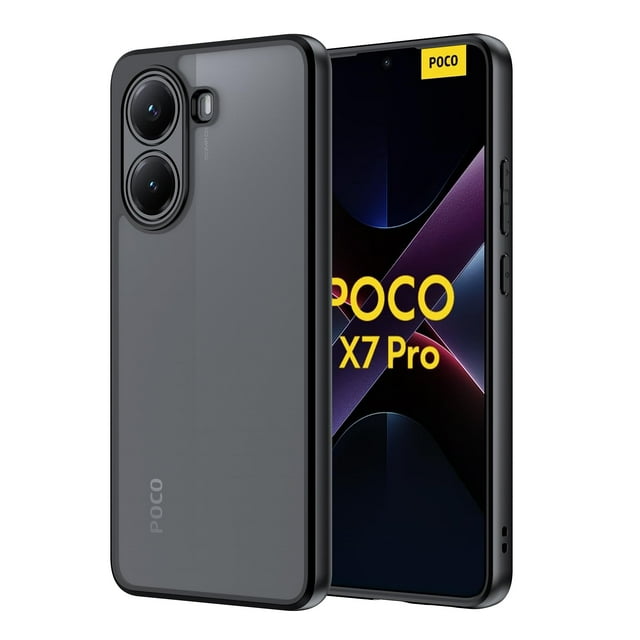 Funda de teléfono Suttkue para Xiaomi Poco X7 Pro Black