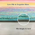 thumbnail image 5 of Vibrant Rainbow Area Rug - Colorful Stripe Kids Rug, Plush Machine Washable Rug for Girls Bedroom, Nonslip Kids Carpet for Nursery, 5 of 8