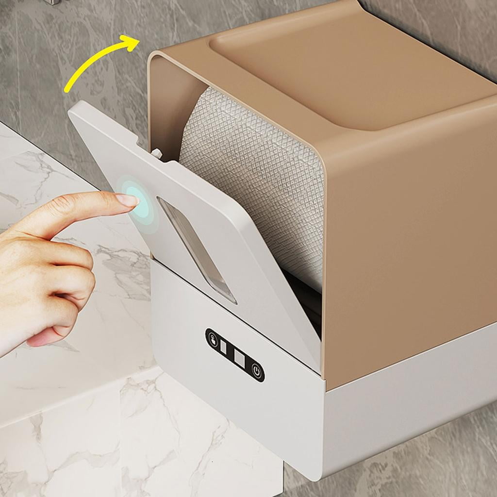 hejhncii Automatic Electric Paper Towel Dispenser Touchless Wall Mount Under Cabinets for Kitchen Bathroom Commercial Spaces