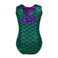 thumbnail image 3 of YiZYiF Kids Girls Glittery Gymnastics Dance Leotard Toddler Little Girls Mermaid Scales Dancewear, 3 of 6