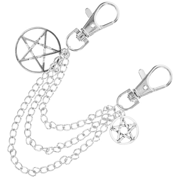 FOMIYES Stylish Metal Shoe Chain with Star for Shoes, Easy to Install and Footwear Accessory