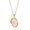 C, variant on 26 Letters 18K Gold Plated Chain Charm Necklace Pendant Women Men Jewelry Gift-H