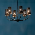 thumbnail image 4 of 52508BK Kichler Lighting Adeena - 6 Light Chandelier In Traditional Style-19.5 Inches Tall and 26.75 Inches Wide-Black Finish    -Traditional, 4 of 9
