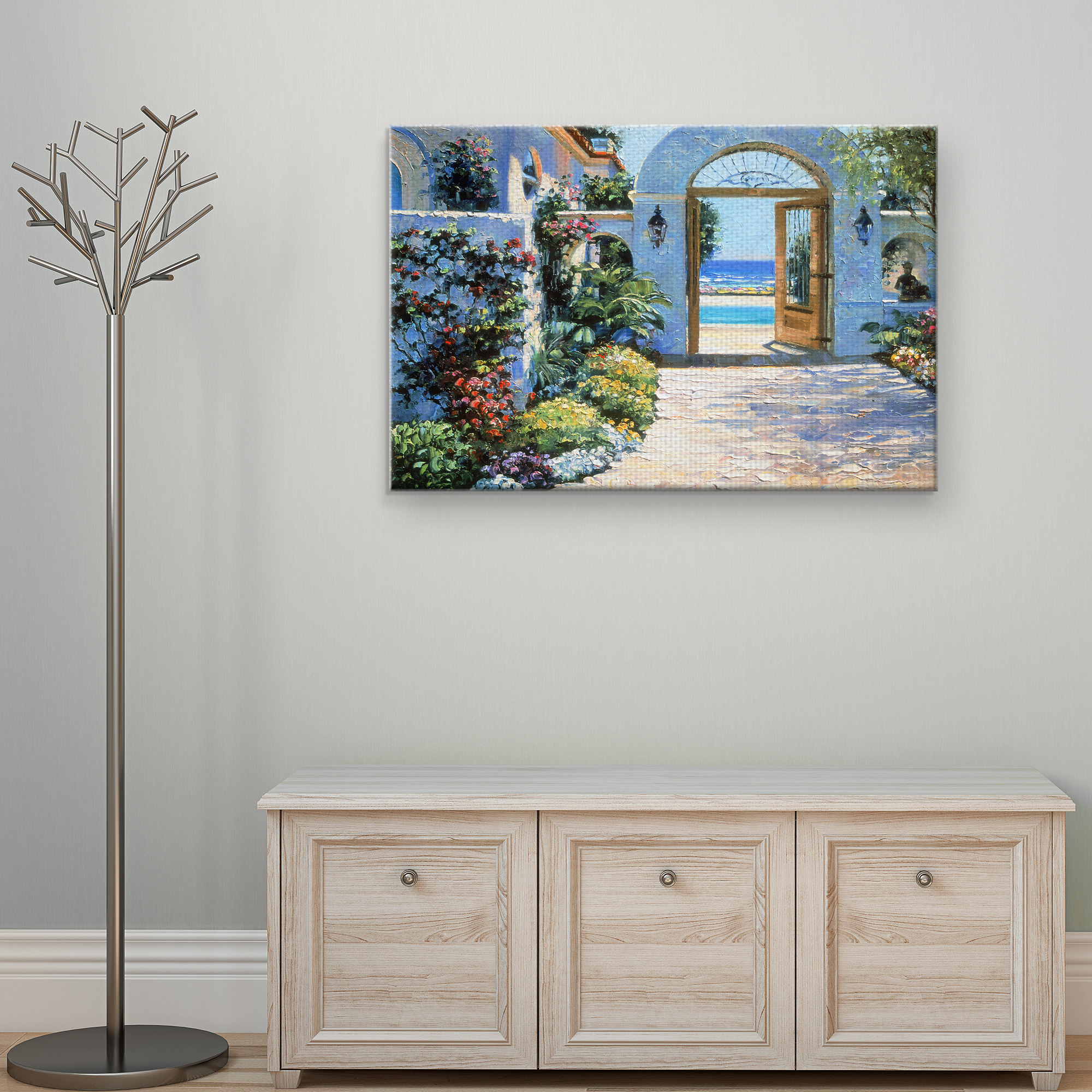 Masterpiece Art Gallery Hotel California By Howard Behrens Canvas Art Print 24" x 36"