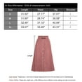 thumbnail image 5 of Women Skirt A-line Retro Corduroy Petticoat High Waist Button Midi Skirt Casual Cogild, 5 of 5