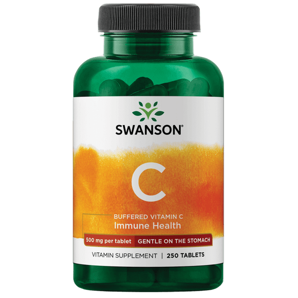 Swanson Buffered Vitamin C 500 mg 250 Tablets.
