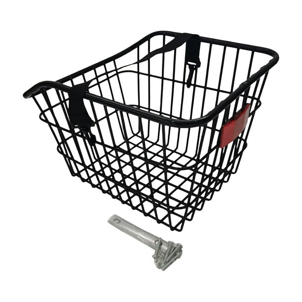 Rear Bike Basket with Bike Reflector Bin Hanging Bike Baskets for