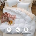 thumbnail image 3 of Juego de fundas de edredón Bedsure, color blanco, tamaño king, 3 piezas, 3 of 9