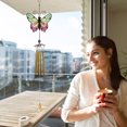 thumbnail image 2 of VerPetridure Painted Butterfly Rust-proof Metal Wind Chime Hanging Room Decoration, 2 of 2