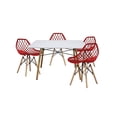thumbnail image 1 of Comedor Vento 4 personas rectangular Rojo, 1 of 7