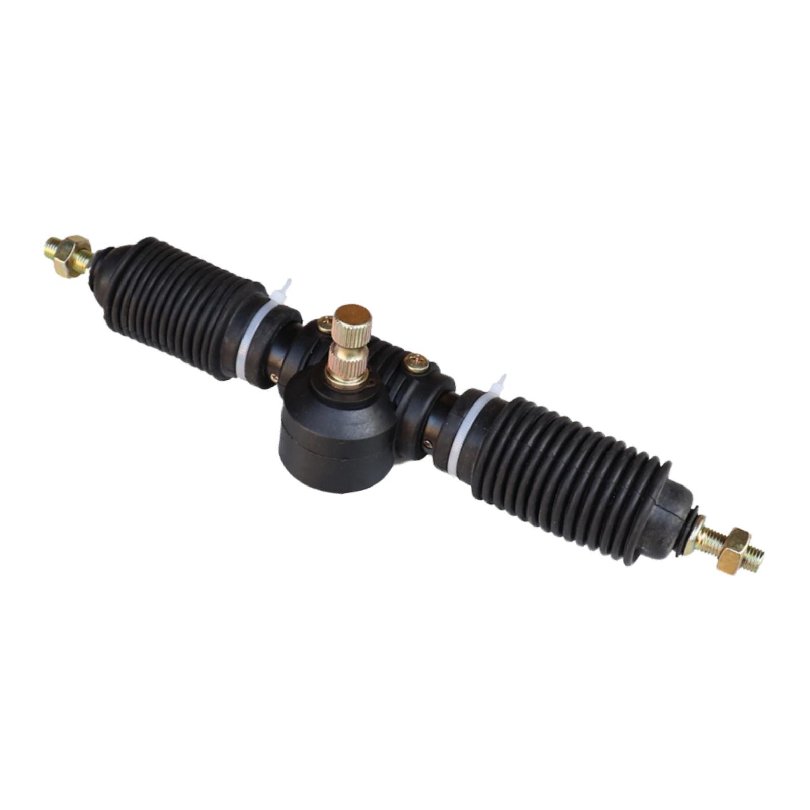 colaxi Power Steering Gear Pinion Assy Go Kart Accessories Steering Box Assembly for UTV Buggy Motorcycle ATV Karting Quad Bike 310mm