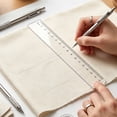 thumbnail image 4 of Solivara Plastic Ruler Centimeter Inch Scale Small Measuring For Home And Studio(Clear,1pcs), 4 of 8