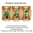 thumbnail image 1 of 3 Pack 3D Green Plants Wall Decals, 3D Green Pot Plant Succulent Wall Stickers for Sofa Background Bedroom Living Room Kitchen, 1 of 5