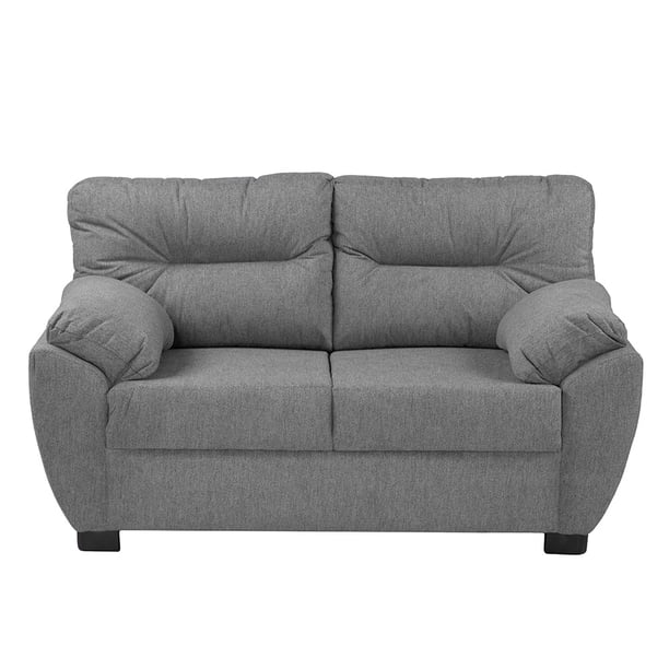 Sofá Love Seat Dicasa Monza 2 Plazas Gris para Sala