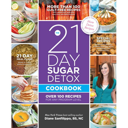The 21-Day Sugar Detox Cookbook : Over 100 Recipes for any Program (Best Low Sugar Recipes)