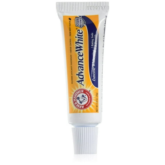Arm And Hammer Advanced White Baking Soda And Peroxid Toothpaste Travel Size - 0.9 Oz