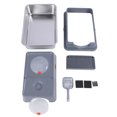 thumbnail image 2 of CAJA DE ARAS PARA GATOS DE ACERO CONPA INOXIDABLE, CAJA DE ARAS DE METAL CERRADA GRANDE CON PALA, BANDEJA DE ARAS PARA GATOS DE METAL DE CARA ALTA CON ENTRADA SUPERIOR, 2 of 7
