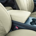 thumbnail image 5 of For 2020-2024 Tesla Model Y FH Group Waterproof Neoprene Custom Fit Made Car Seat Covers - Front Set Solid Beige, 5 of 5