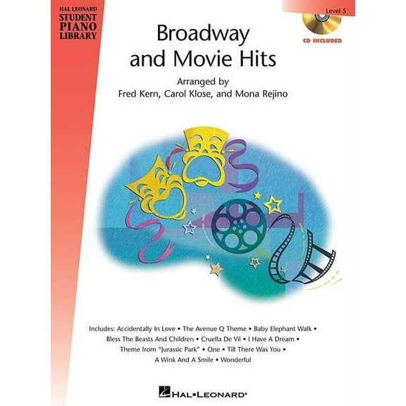 Broadway and Movie Hits - Level 5 - Book/CD Pack: Hal Leonard Student Piano Library