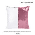 thumbnail image 2 of Funda de almohada con lentejuelas dobles, funda de almohada brillante., 2 of 5