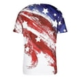 thumbnail image 6 of MOUSYA Womens Patriotic Graphic Tees American Flag T-Shirt 4th of July V Neck Tops, 6 of 6
