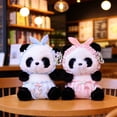 thumbnail image 6 of Adorable Panda in Outfits – Soft Giant Panda Stuffed Animals in Frilly Dresses for Kawaii Room Aesthetic & Heartwarming Birthday Gifts Pink, 6 of 8