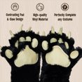 thumbnail image 5 of LazyOne Animal Paw Mittens for Adults and Kids, Black Bear, 5 of 7