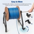 thumbnail image 3 of Soporte portátil para bobinas de cable CXRCY, capacidad de 113 kg, para bobinas de 28", 3 of 8