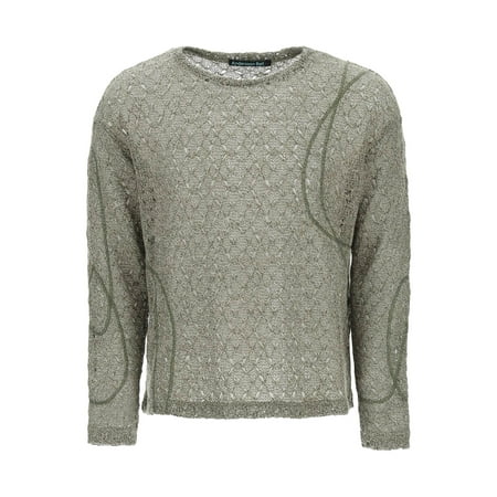 

Andersson bell openwork cotton-blend knit pullover
