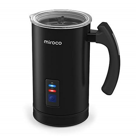 Milk Frother  Miroco Stainless Steel Milk Steamer with Hot &Cold Milk Functionality  Automatic Foam Maker For Coffee  Hot Chocolates  Latte  Cappuccino  Electric Milk Warmer  Silent Operation  120V