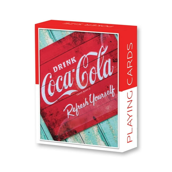 Springbok Coca Cola Standard Playing Card Decks, Red, 5.00 x 3.00 x 1.00 inches