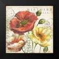 thumbnail image 2 of Tre Sorelle Studios 12x12 Black Modern Framed Museum Art Print Titled - Spice Poppies Histoire Naturelle I, 2 of 5
