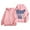 Pink, variant on larppty Puff Print Lettering Oversized Full Zip Hoodie with Pocket - Y2K Preppy Pullover for Women Teens Girls（Grey，L）
