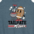 thumbnail image 3 of Instant Message - Tailgate Vibes - Women's Racerback Tank Top, 3 of 6