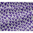 thumbnail image 5 of oneOone Cotton Jersey Purple Fabric Valentine Heart Fabric For Sewing Printed Craft Fabric By The Yard 58 Inch Wide, 5 of 5