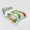thumbnail image 2 of Ambesonne Floral Bedding Set 4 Pcs, Tropic Christmas, Queen, Multicolor, 2 of 2