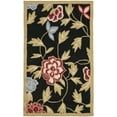thumbnail image 6 of SAFAVIEH Chelsea HK714B Hand-hooked Black / Green Rug, 6 of 6