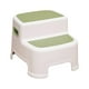 thumbnail image 4 of Taburete de doble escalón para niños pequeños, taburetes de dos escalones para niños, taburete resistente, taburete de noche para cocina, inodoro, dor verde perfecl Taburetes, 4 of 8