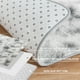thumbnail image 4 of Alfombra de felpa Merelax Shaggy, 274 x 366 cm, teñida con anudado, gris y blanco, 4 of 8