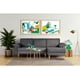 thumbnail image 1 of Sala Modular Reversible Makora Cavalli Con Memory Foam, Color Gris Oxford, Lino Respaldo Reclinable De 3 posiciones., 1 of 11