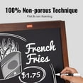 thumbnail image 4 of Double-Sided Vintage Wooden Chalkboard Sign 20"x40" - Freestanding Rustic Brown Sandwich Board with Chalks & Magnetic Eraser for Kitchen, Wedding, Outdoor Use, 4 of 11