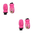 thumbnail image 4 of Kearding 6 pares de manoplas para niños, dibujos animados impermeables para invierno, equipo deportivo para niños, regalos, herramientas de Type1 NO1, 4 of 6