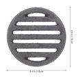 thumbnail image 2 of LEEYNEER Grille de Feu pour Cheminée et Poêle à Bois Grille Ronde pour Usage Intérieur et Patio 1 Ensemble, 2 of 7