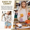 thumbnail image 5 of Uxcell Mini Backpack Keychain for Women, PU Leather Cute Cosmetic Bag Coin Purse Creative Keychains with Tassel for Makeup Key Card Beige, 5 of 7