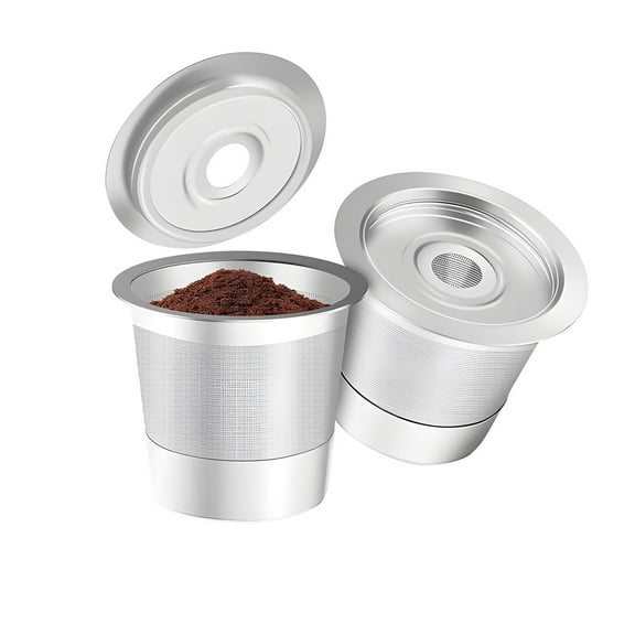 Chynsoict 2 Pack Reusable K-Cups Coffee Pods for Keurig, Universal Stainless Steel Refillable Reusable K Cup Coffee Filters Compatible with Keurig 1.0 Coffee Machines, Eco-Friendly, BPA-Free