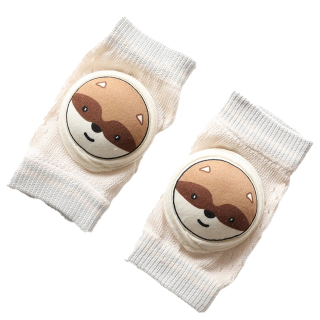 1 par de rodilleras para gatear, rodilleras antideslizantes neutrales para bebés, rodilleras para niños pequeños, funda protectora de seguridad
